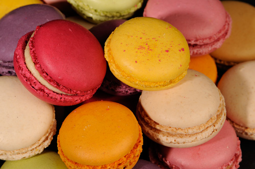 Kleurrijke macarons