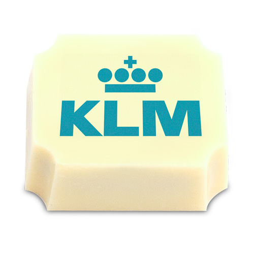 Bonbon met KLM-logo